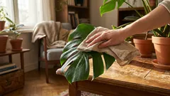 How to Restore Shine to Houseplant Leaves: A Budget-Friendly Way to Remove Dust and Buildup